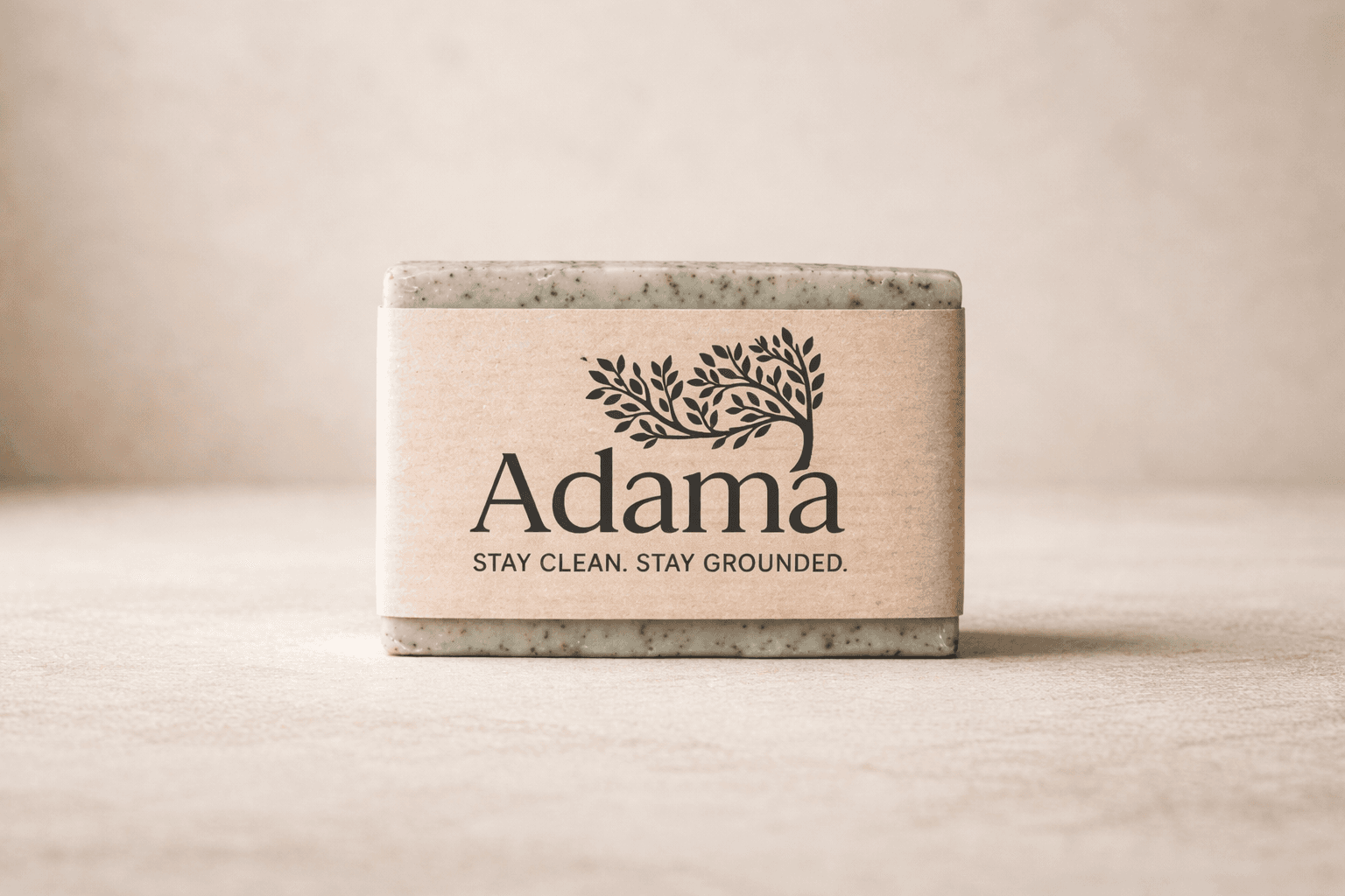 Calm handmade vegan coffee soap - view 3