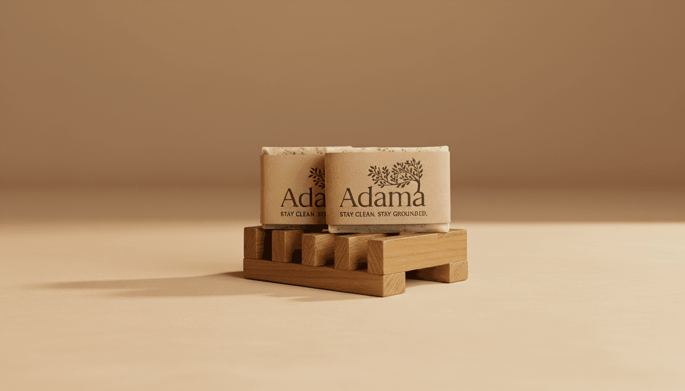 Adama Easter Set handmade vegan coffee soap - view 2